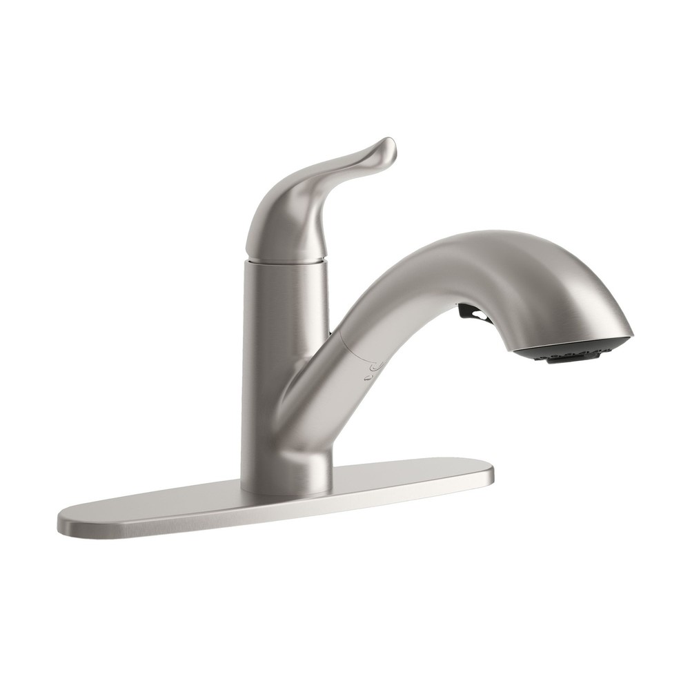 PROFLO PFXC6017 Poulsen 1.5 GPM 1 Hole Kitchen Faucet - Nickel
