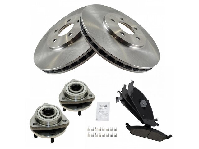 Front Brake Pad and Rotor and Wheel Hub Kit fits Breeze 1996-2000 51RSPT
