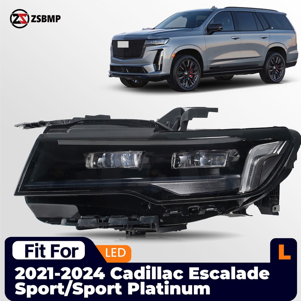 LED Headlight For 2021-2024 Cadillac Escalade Sport/Sport Platinum Driver Left