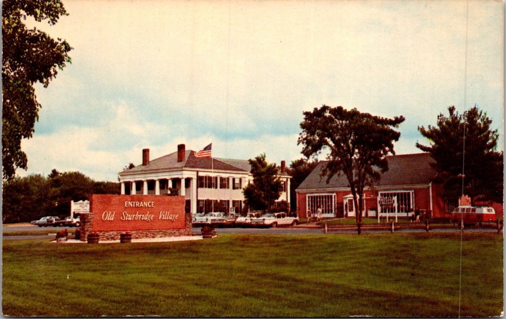 Postcard Old Sturbridge Village Sturbridge MA Massachusetts