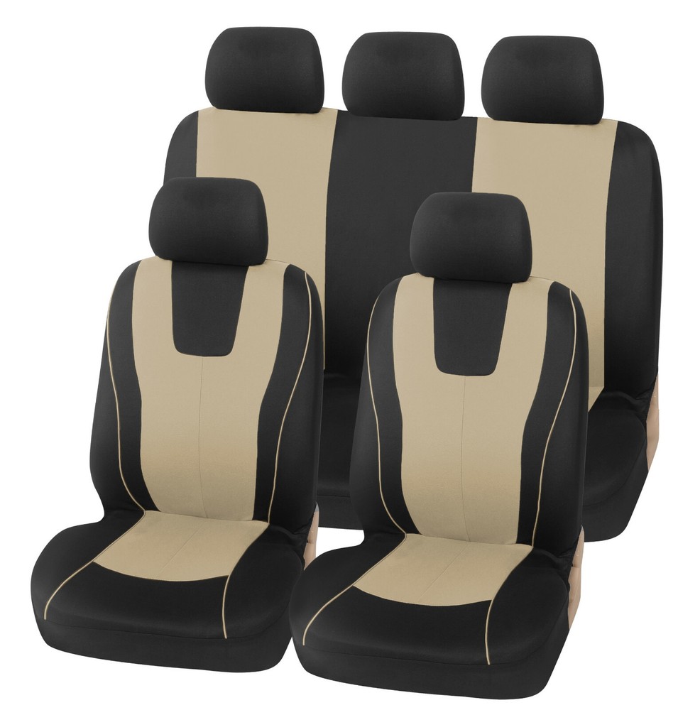 All-Season Car Seat Cover Set - Front & Rear Cushion Protectors