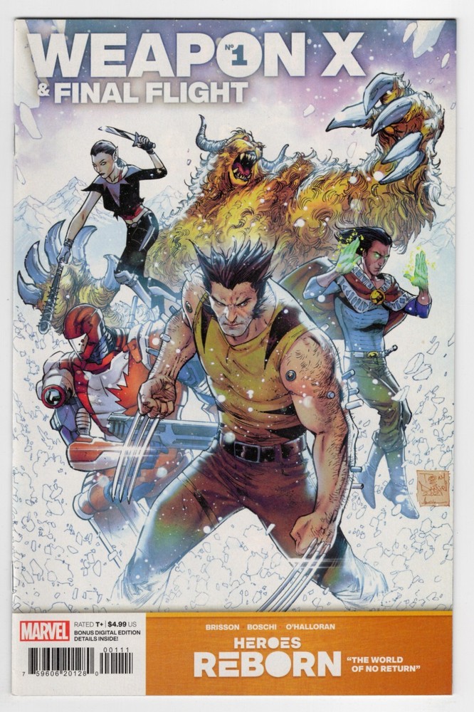 Heroes Reborn: Weapon X & Final Flight #1 (Marvel Comics August 2021) -2