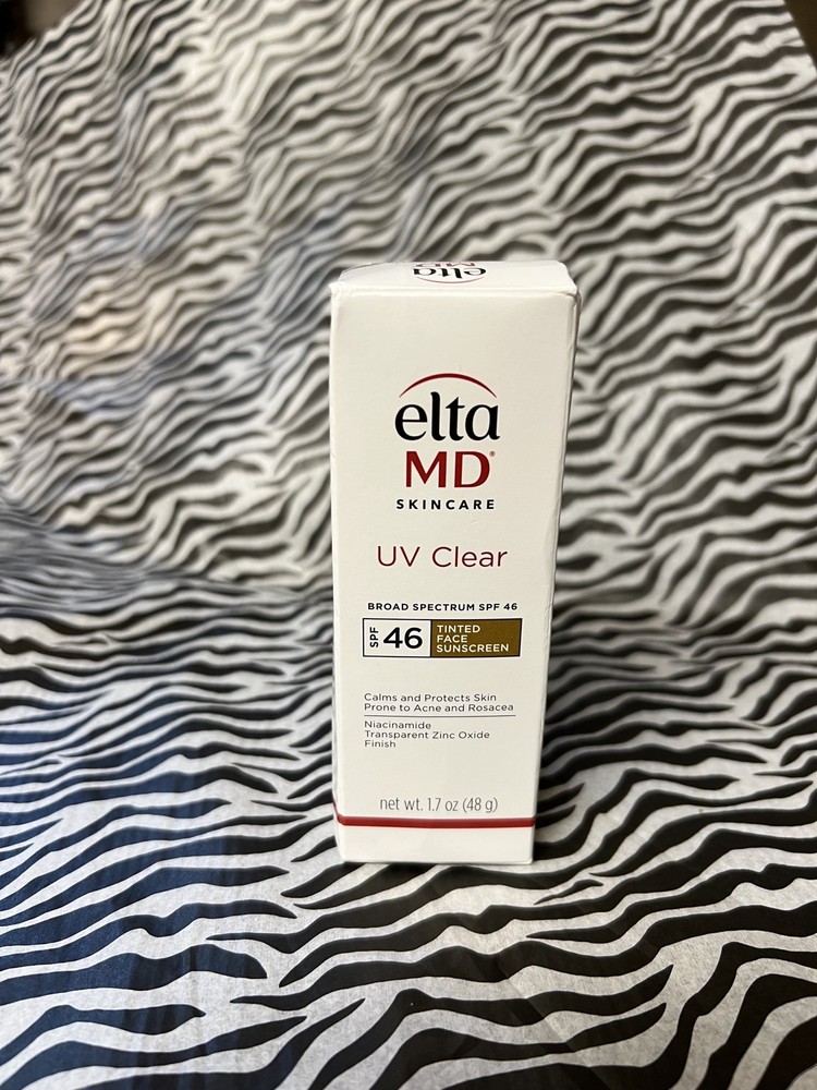Elta MD TINTED UV Clear SPF46 sunscreen - 1.7 Oz - EXP  11/2027 New in Box