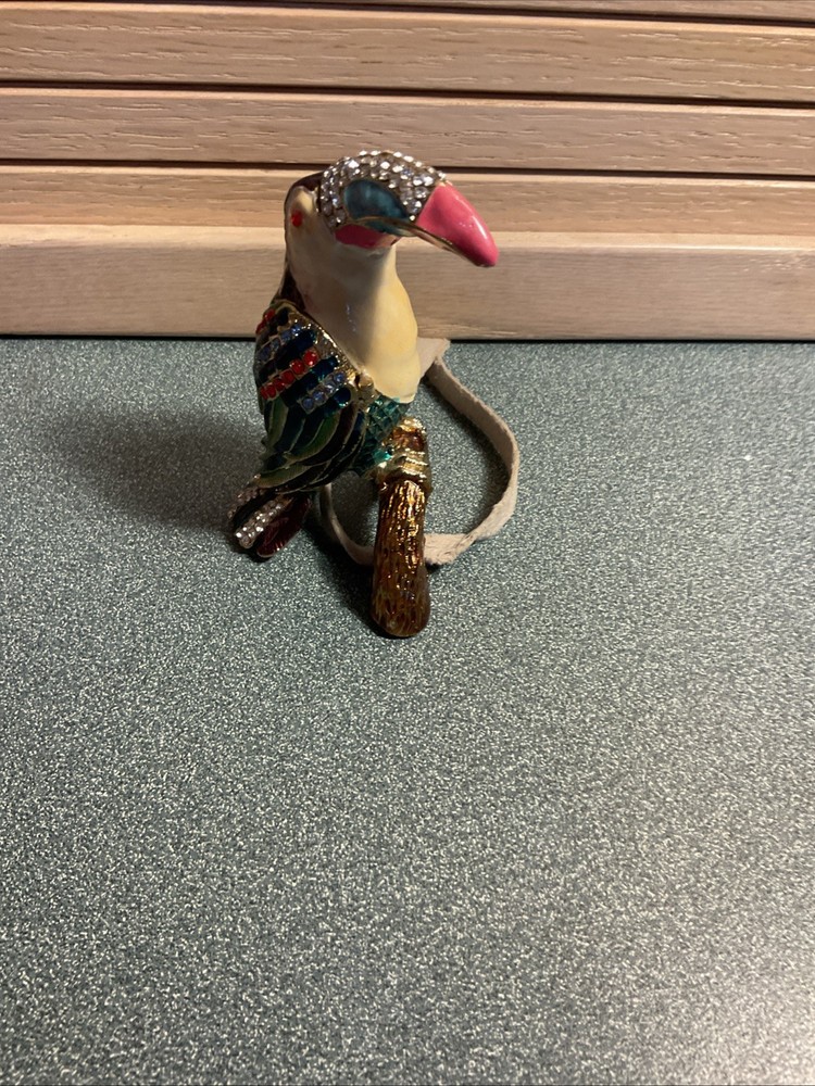 Vintage Toucan Trinket Box