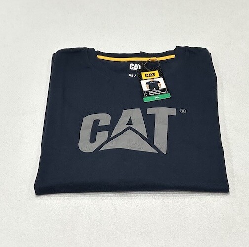CAT Men's Workwear Relaxed Fit T-Shirt, Blue, Size XL