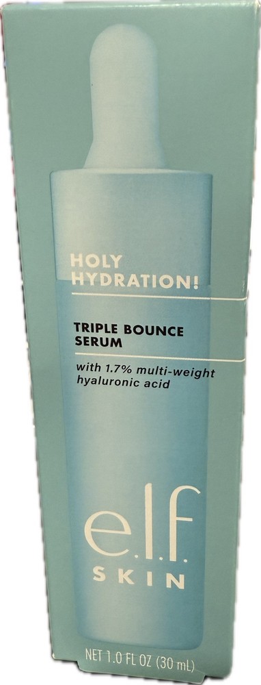 e.l.f. SKIN Holy Hydration Triple Bounce Serum with 1.7% Hyaluronic Acid for Deep Moisture