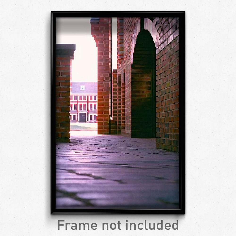 8 Bit Psychedelic Pixel Art Poster - Bold Brickyard Video Game Print