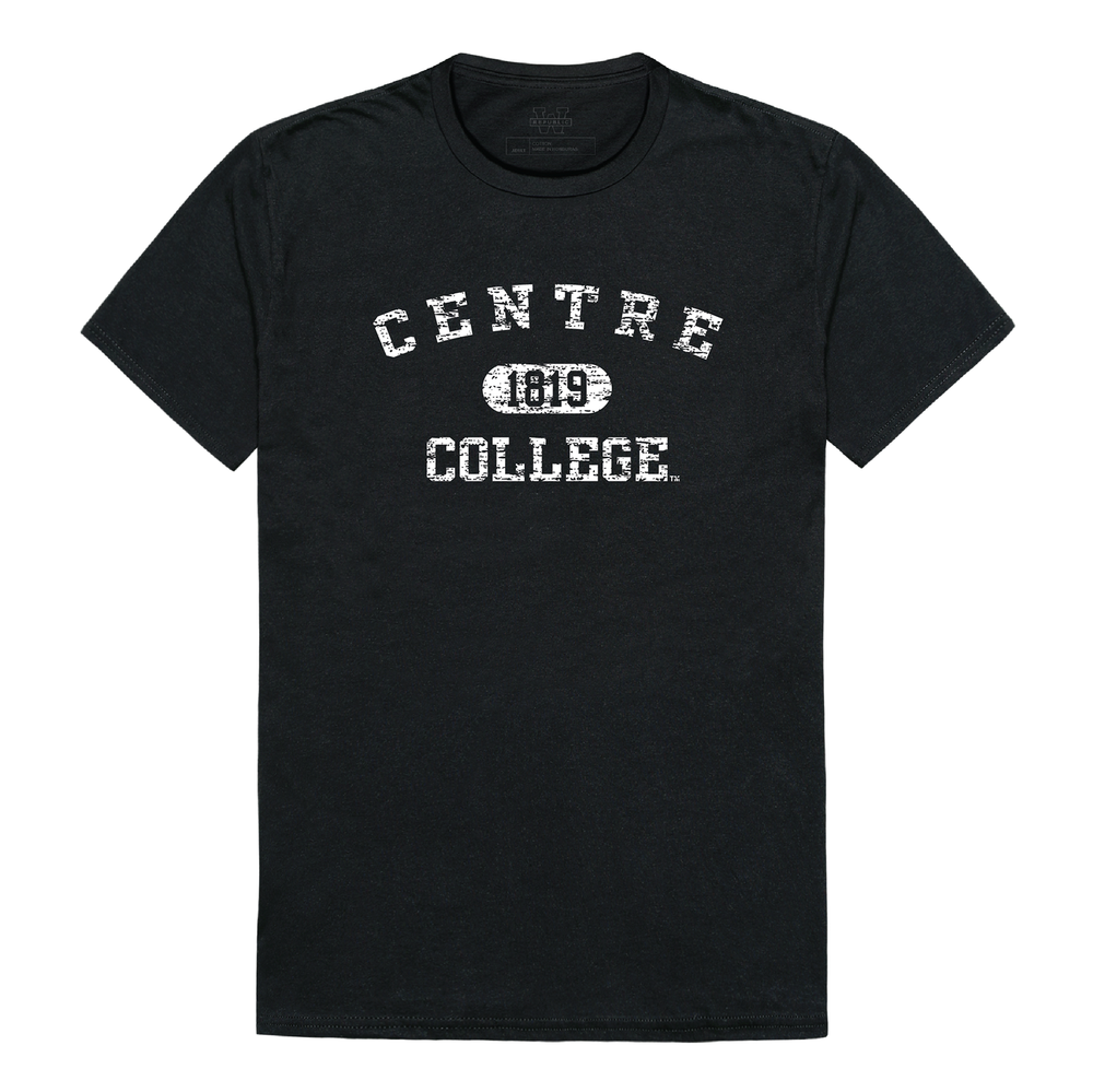Vintage Style Centre College Colonels NCAA Distressed Arch Tee
