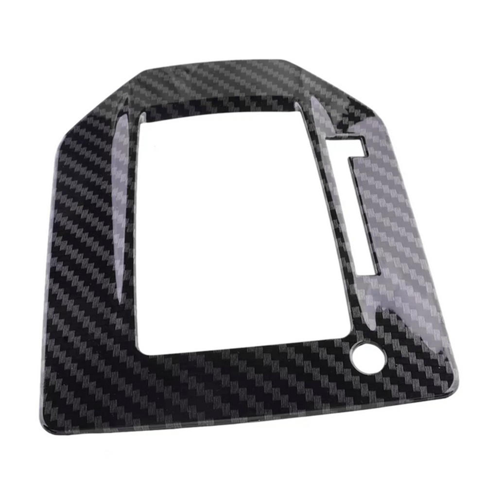 Gear Shift Panel Cover Trim Carbon Fiber Fit For Subaru Crosstrek XV 2018-21