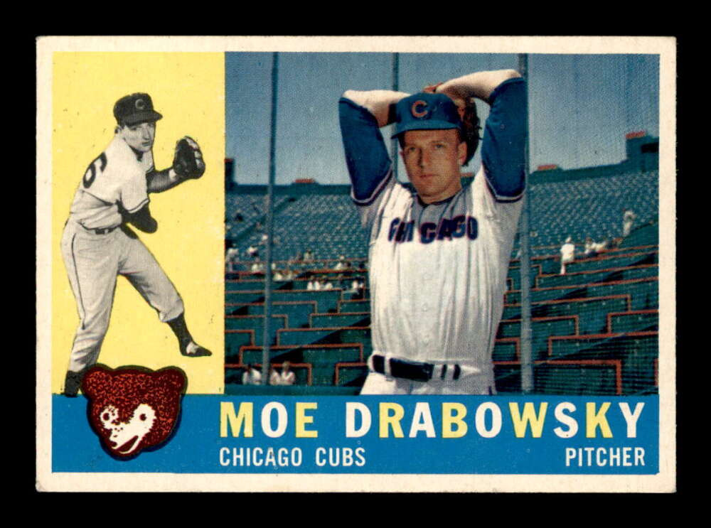 1960 Topps #349 Moe Drabowsky EX/EX+ Baseball Card X3241991