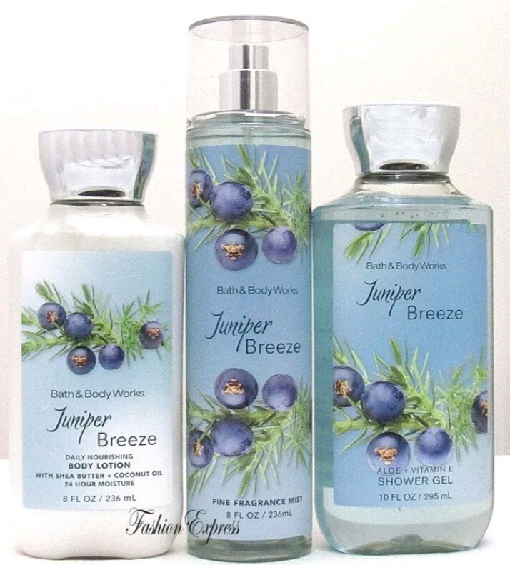 Bath & Wash Works Juniper Breeze Lotion Shower Gel  Mist 8 oz