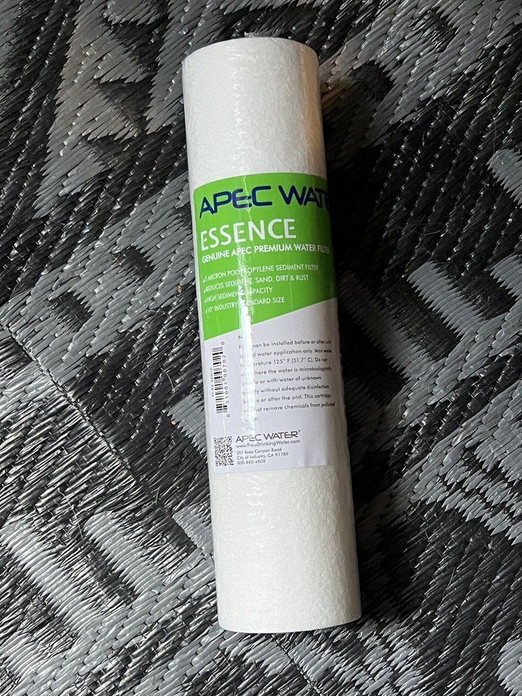 APEC 5 Micron 10x2.5 Inch Sediment Water Filter for RO Systems