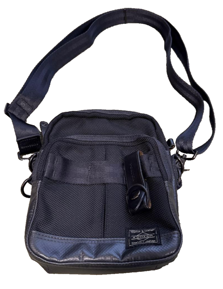 PORTER Yoshida Heat shoulder bag Black 703-06977