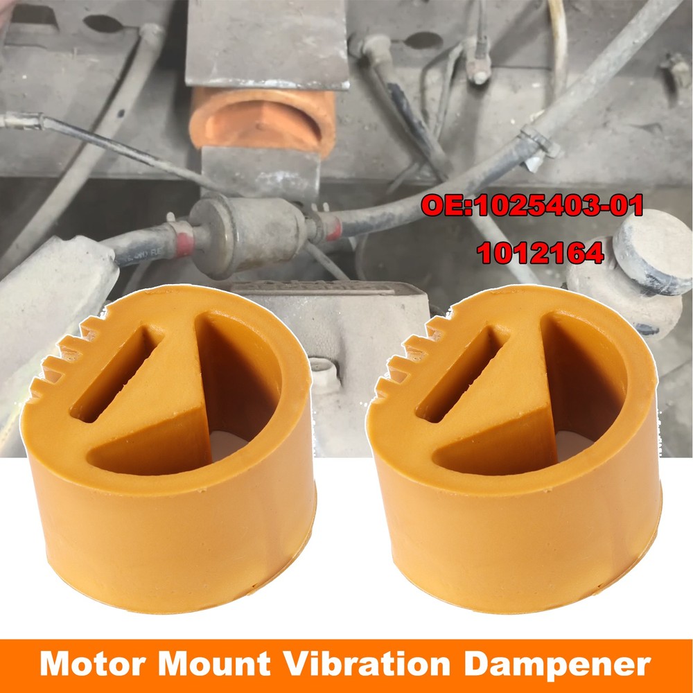 2Pcs For Club Car Gas Golf Cart 1984-up 1012164 Motor Mount and Snubber Bushing