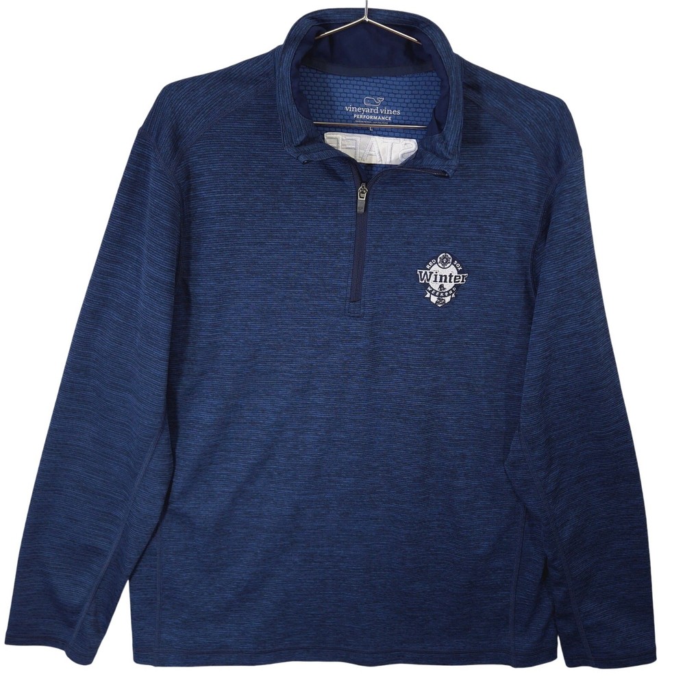 Vineyard Vines Sankaty Pullover Mens L Boston Red Sox Winter Weekend MGM Staff