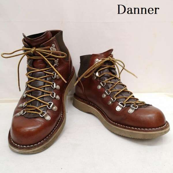 Danner Men's Mountain Light Vertigo Brown Hiking Boots US8 Vibram D7600S