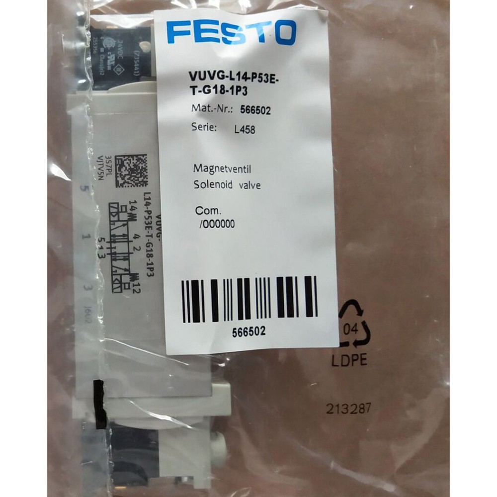 ONE NEW FESTO VUVG-L14-P53E-T-G18-1P3 solenoid valve Fast Delivery
