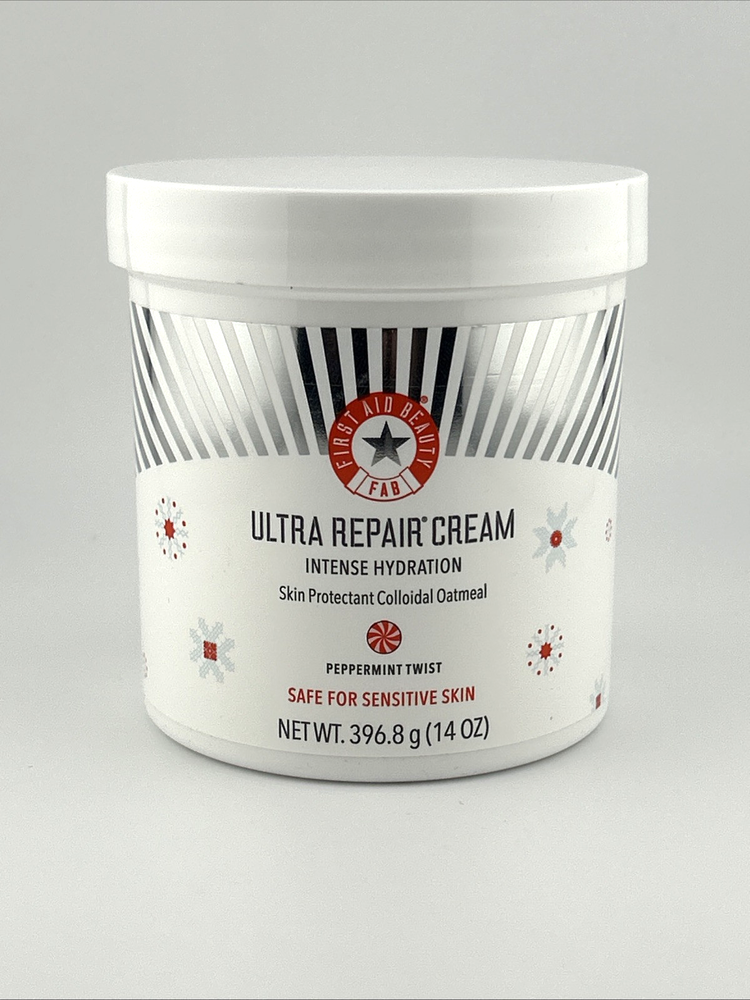 First Aid Beauty Ultra Repair Cream Peppermint Twist scent 14oz Sealed EXP7/2026