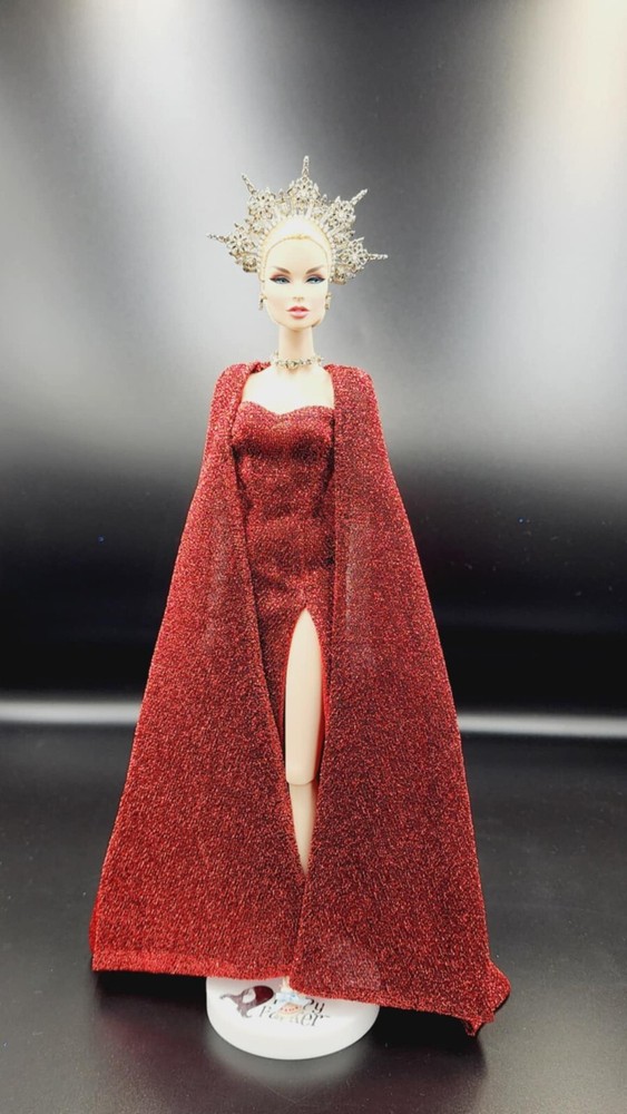 Clearance Sale 2-in-1 Gown Dress for Fashion Royalty Barbie Dolls Model 8-image