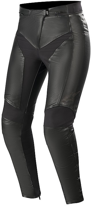 Alpinestars Women's Stella Vika V2 Leather Motorcycle Pants - Black 313551910