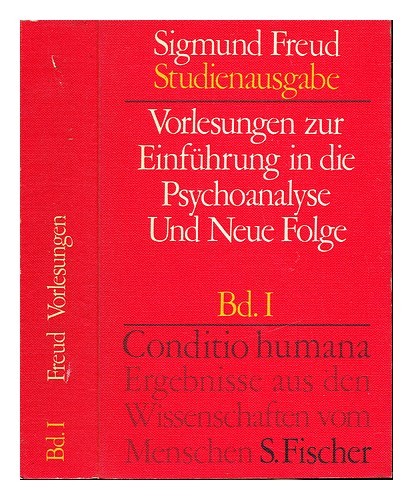 FREUD, SIGMUND (1856-1939) Studienausgabe. Volume 1 Vorlesungen zur Einfuhrung i