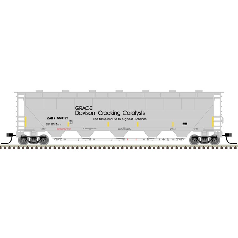 Atlas N Scale 50005679 PD 5000 Covered Hopper Grace Davison (NAHX) 550171 NIB