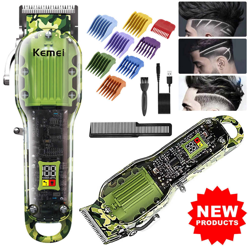 KM-1926 Cordless Hair Clipper Trimmer for Beard and Barber Use Portable Electric Cutting