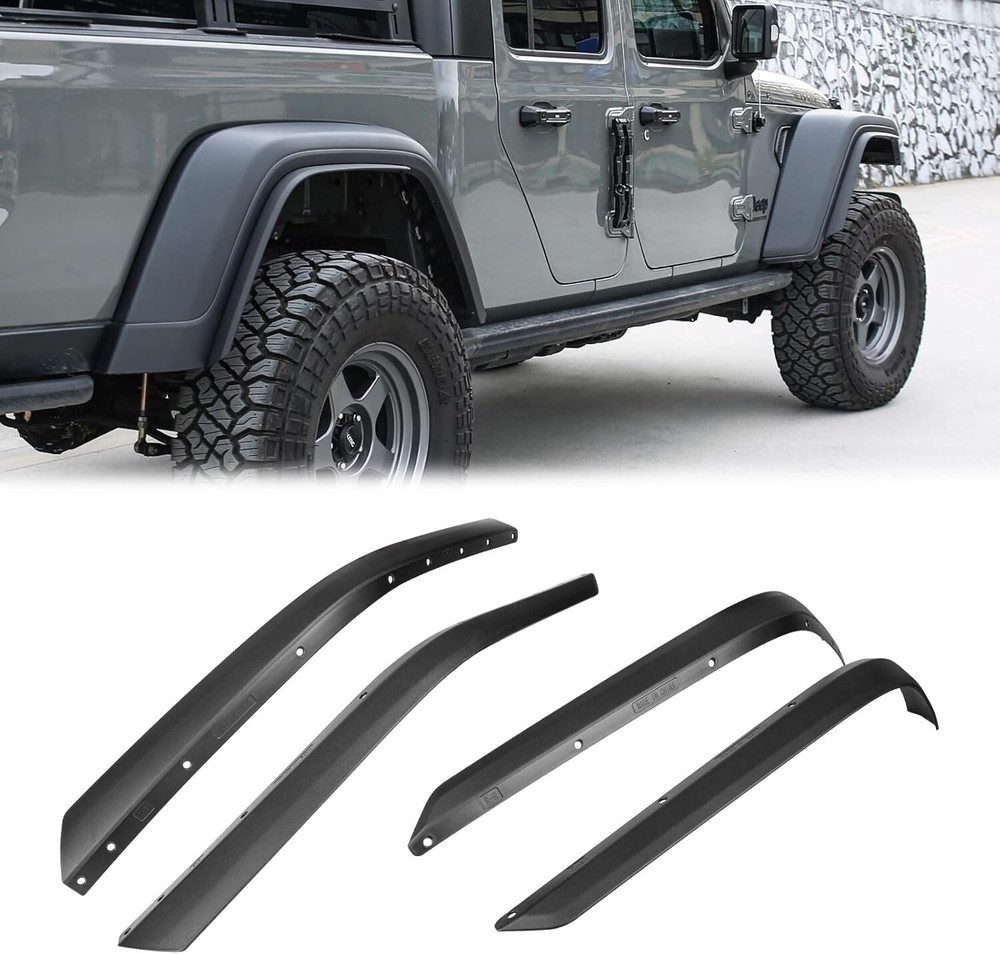 Front & Rear Fenders Compatible with 2020-2024 Jeep Wrangler Gladiator JT Moj