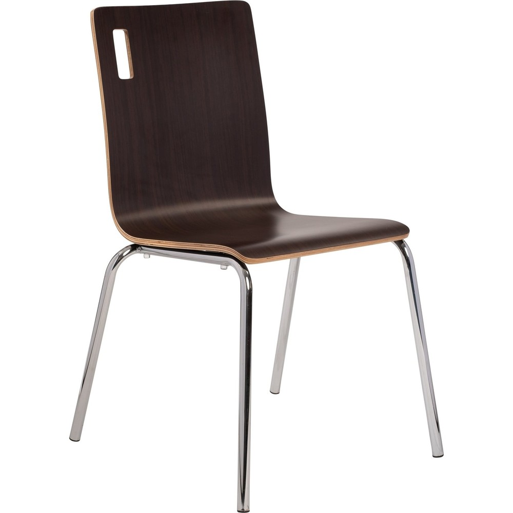 NPS Bushwick Cafe Chair in Black with Modern Design