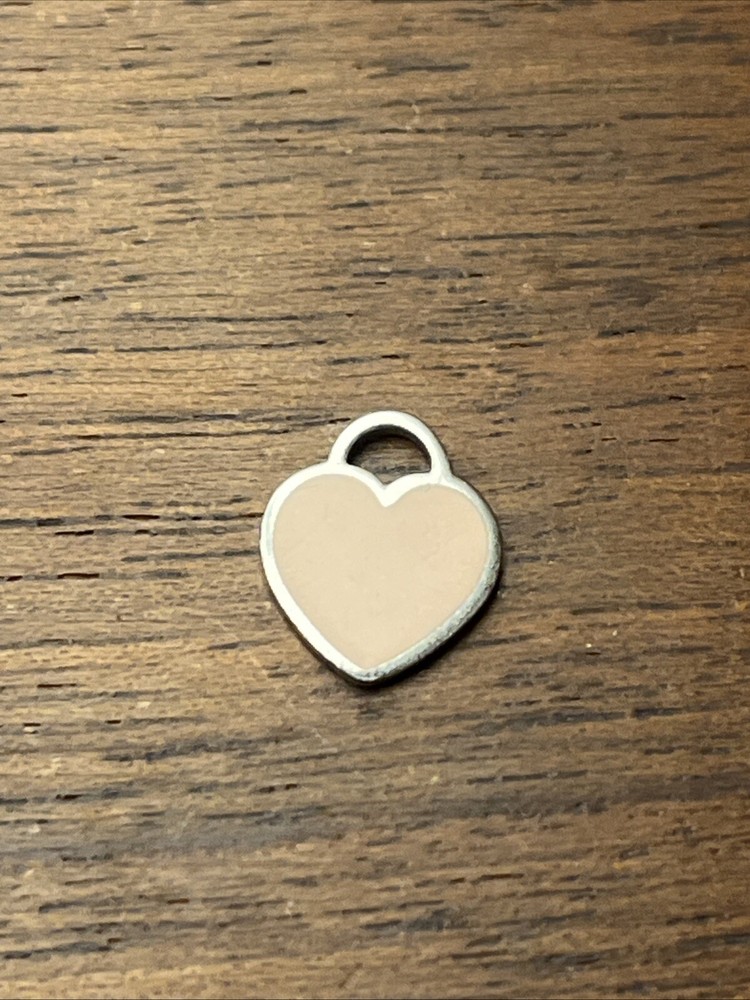 TIFFANY & CO. PLEASE RETURN TO TIFFANY LIGHT PINK EXTRA SMALL HEART