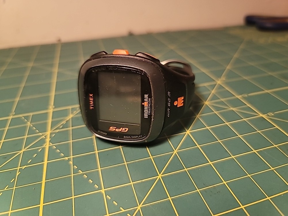 2013 TIMEX Ironman Triathlon 5K699 / M255  GPS Watch Running No Charger