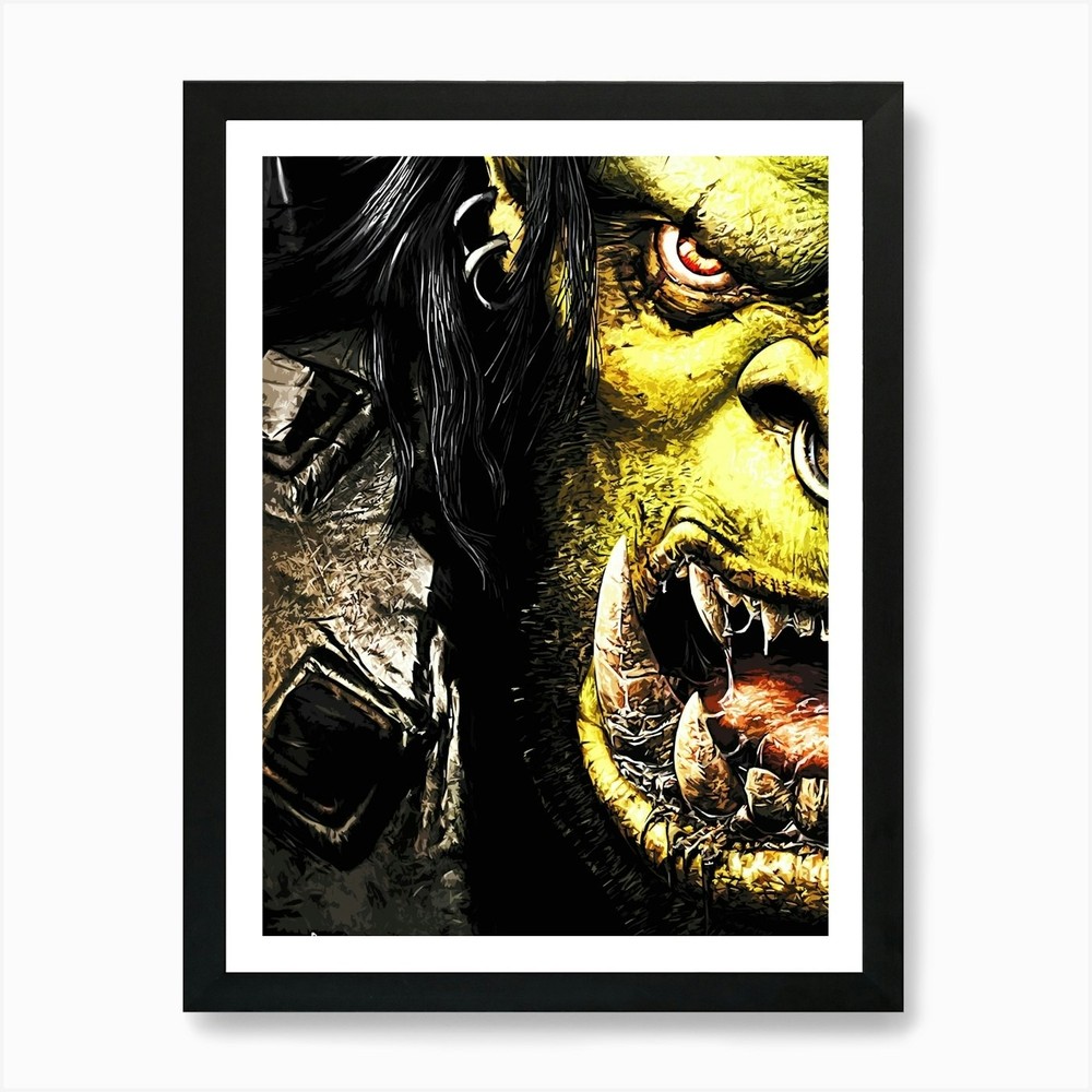 World Of Warcraft gaming movie 3 Ar Framed Wall Art Poster Canvas Print Picture
