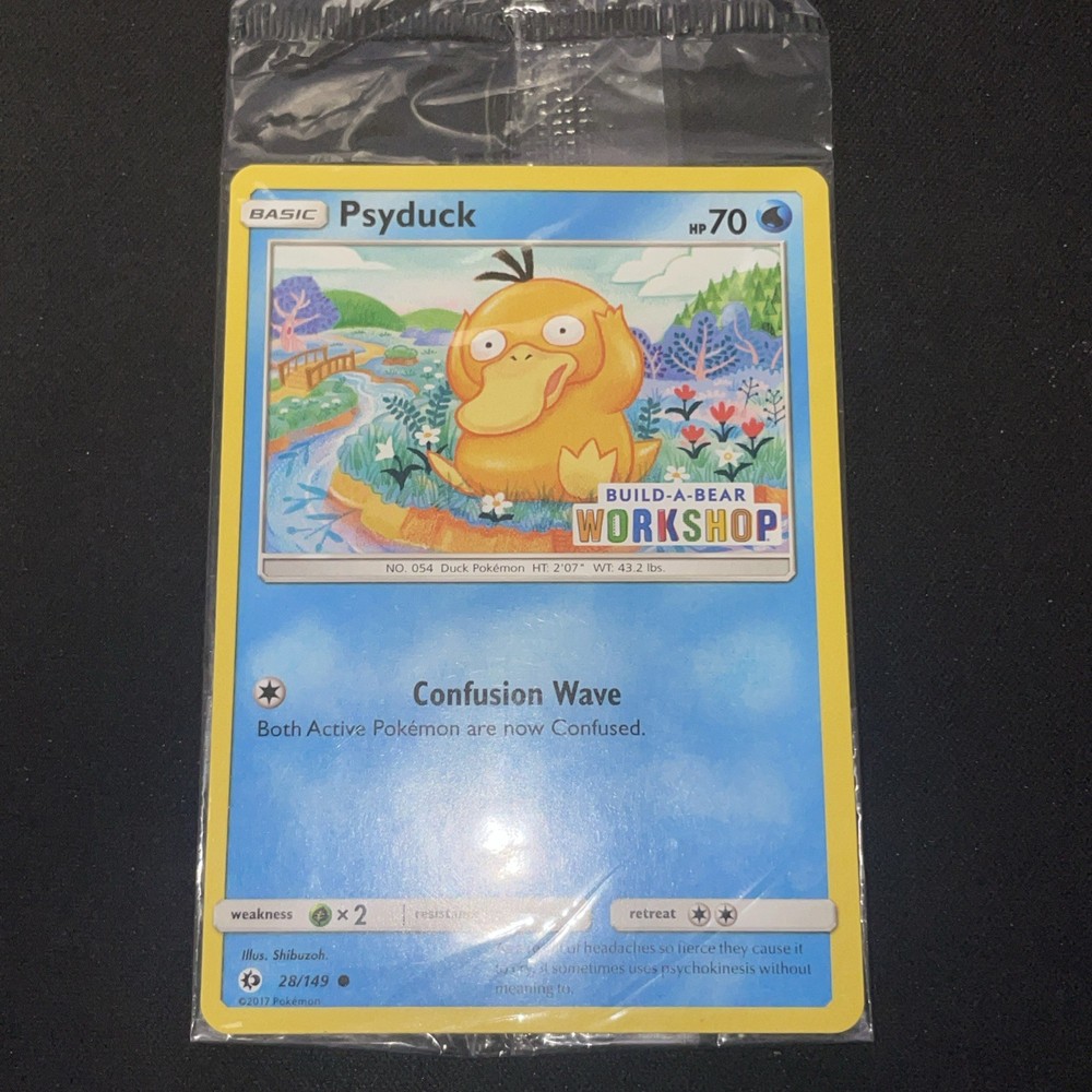 Psyduck - (Build-A-Bear Workshop Exclusive) 028/149 Miscellaneous Cards & Products Regular