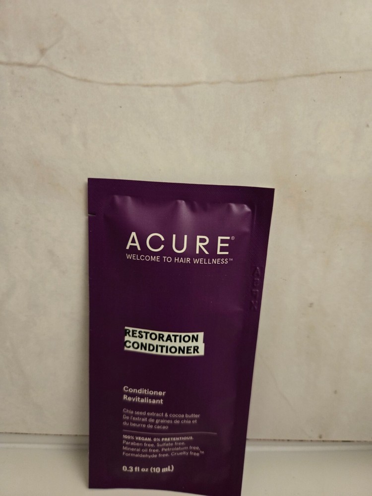 Acure Restoration Conditioner Travel Size for Damaged Hair  