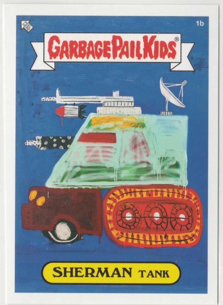 Sherman Tank 1b Garbage Pail Kids GPK 2020 Beyond the Streets Series 1 Card