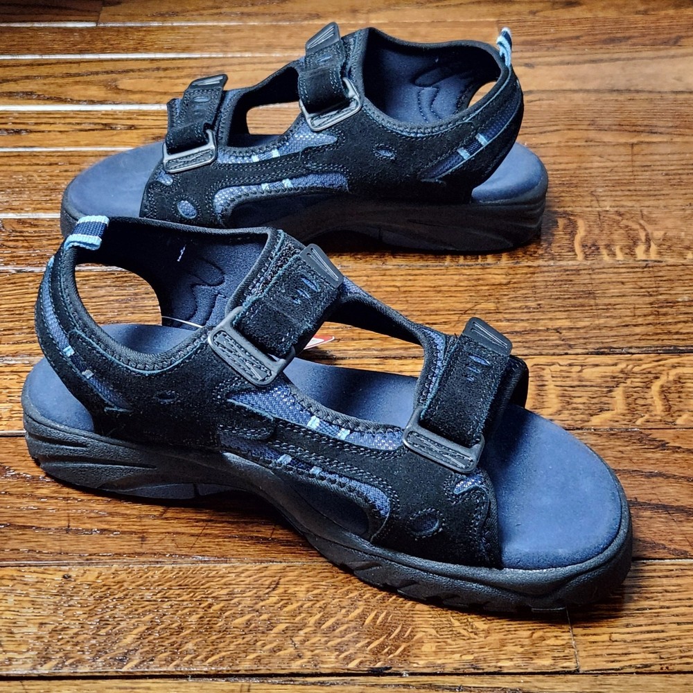 Vintage Route 66 Distressed Leather Chunky Sandals