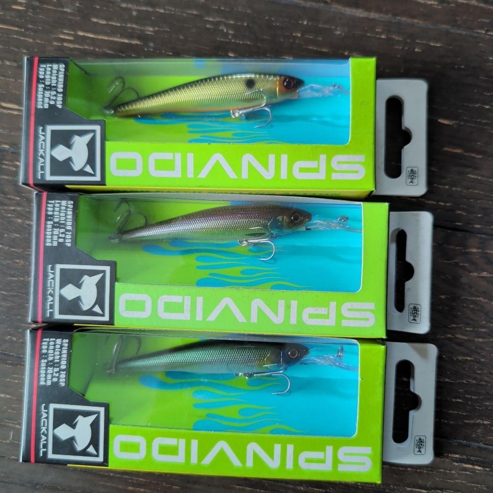Fishing Lure  NewJACKALL spin bead 70SP 3 color set