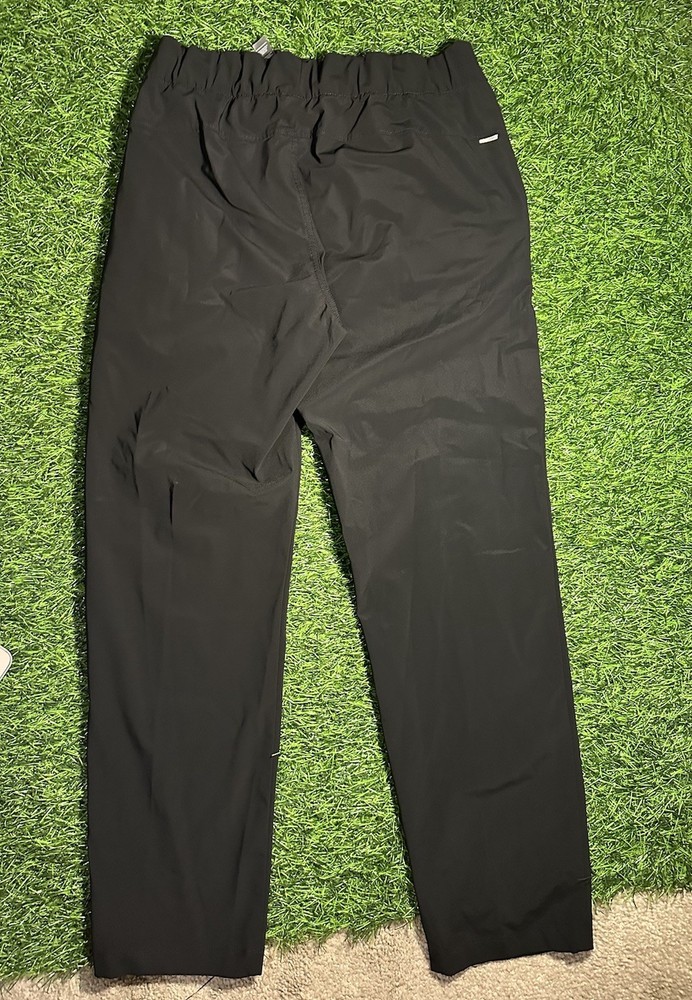 Vuori Women's Tech Stretch Miles Ankle Pants with Pockets - Small Black