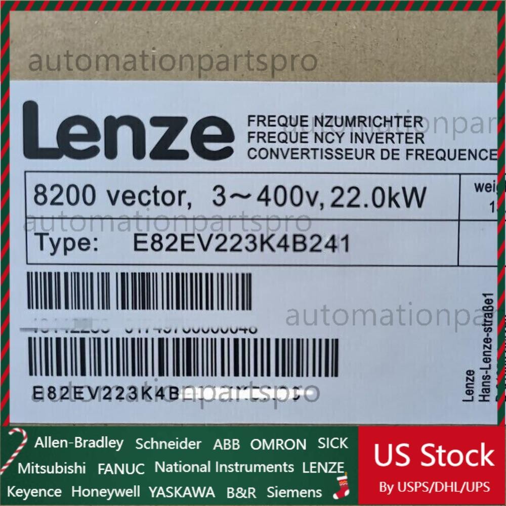 E82EV223K4B241 NEW LENZE E82EV223_4B241 Inverter 8200 vector 22.0kW E82EV2234B1