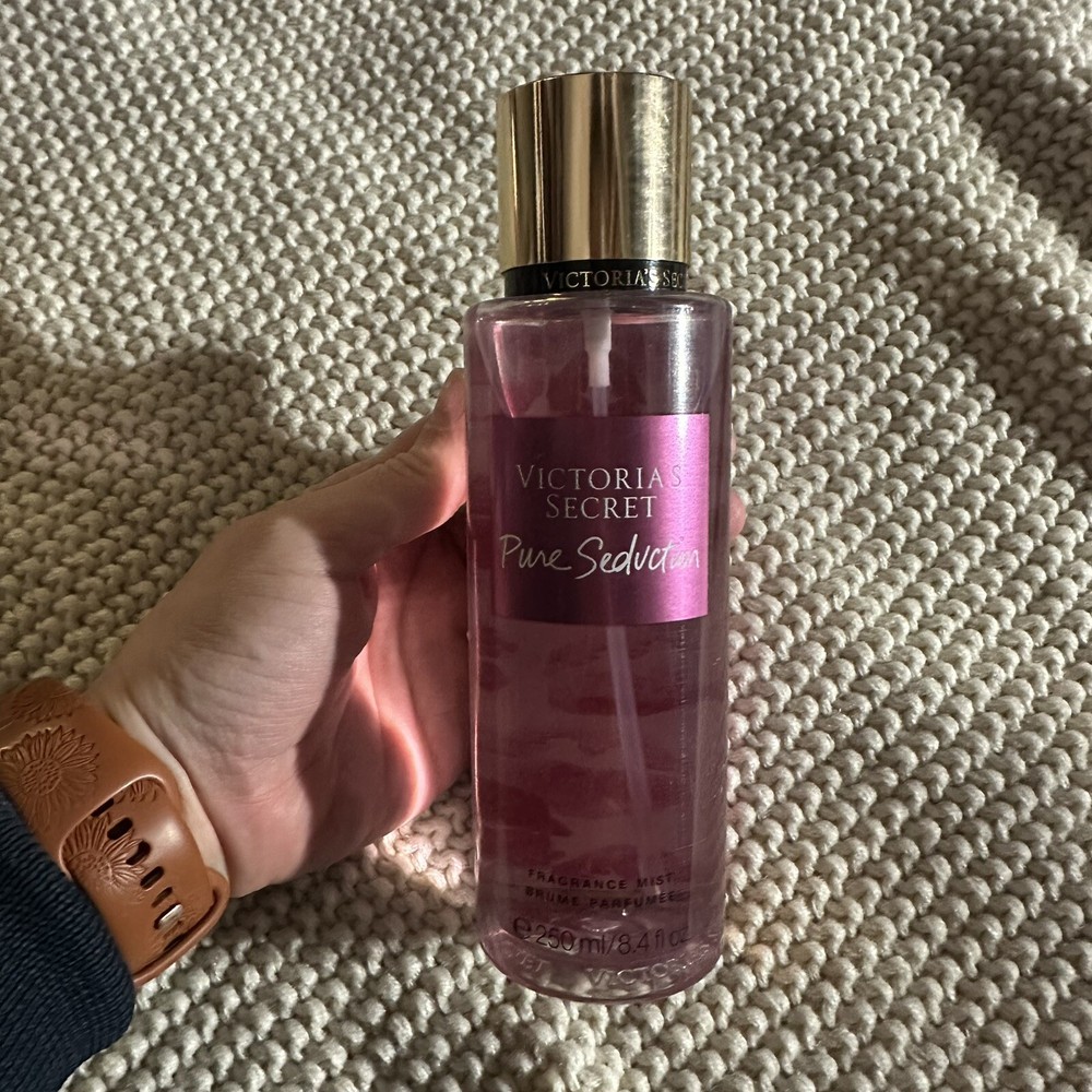 Victorias Secret Pure Seduction Fragrance Mist Body Scent Spray 8.4 oz 80% Full-image