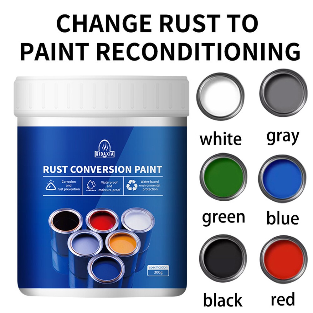 2025 Rust Converter,Weatherproof Rust Converter Paint for Metal,Metallic Paint