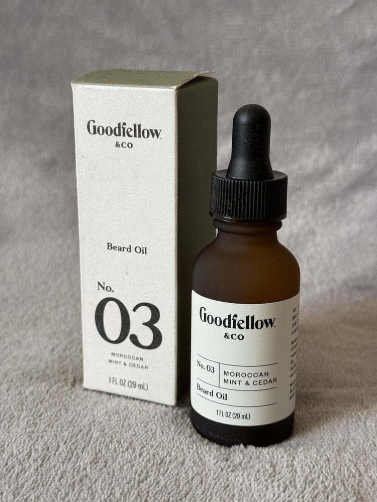 Goodfellow & Co No3 Moroccan Mint Cedar Beard Oil 1 Fl Oz