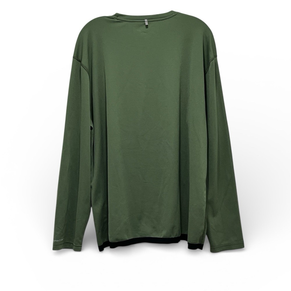Coolibar EUC Long Sleeve Shirt Mens XL Green UPF 50+ Sun Protection Activewear