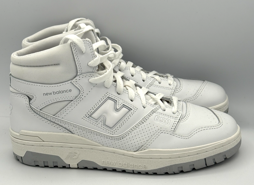 New Balance 650R Shoes Mens Size 9 D White Outdoor Y2K BB650RWW