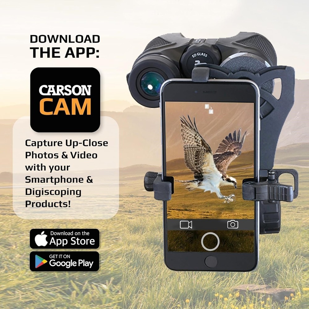 Carson HookUpz 2.0 Universal Smartphone Optical Digital Scope Adapter