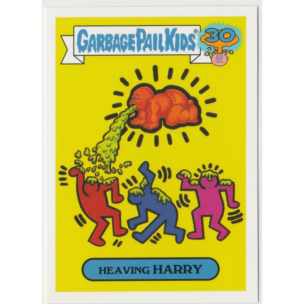 Heaving Harry Haring Garbage Pail Kids GPK 2015 30th Anniversary Series 6b