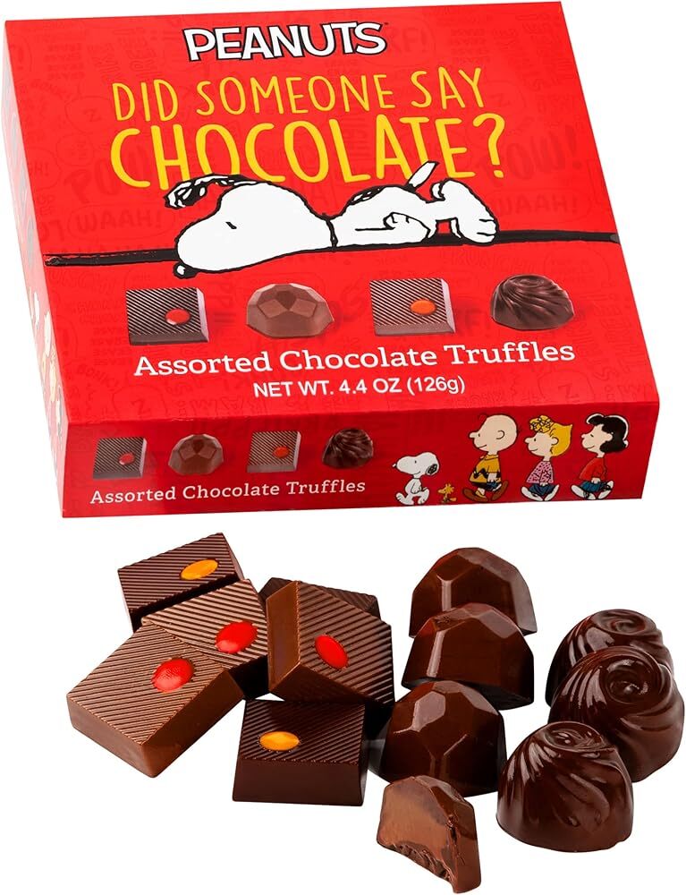 Snoopy Peanuts Chocolate Truffle Gift Box for Valentine's Day