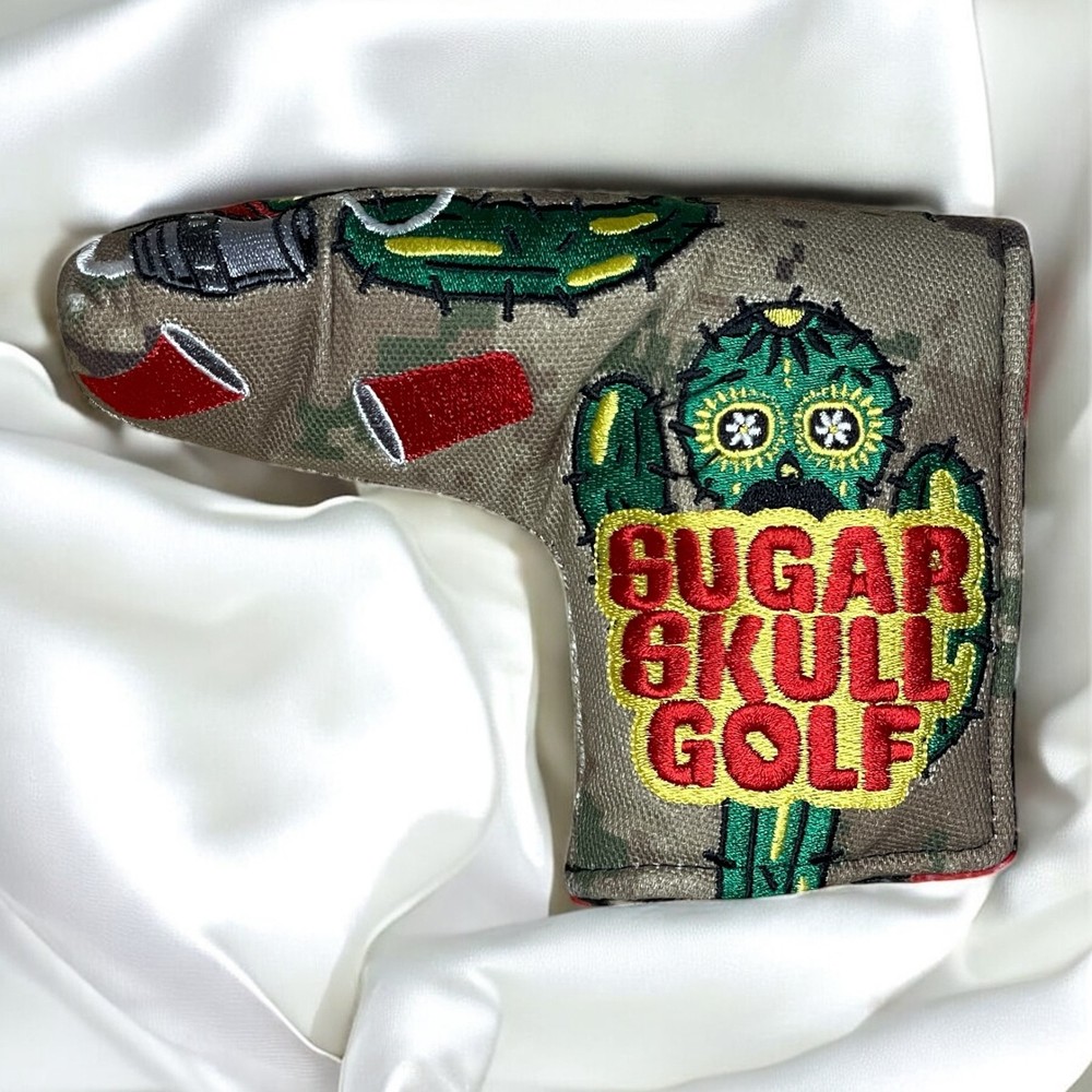 Sugar Skull Golf 2024 Camo Waste Management Phoenix Open Putter Cover