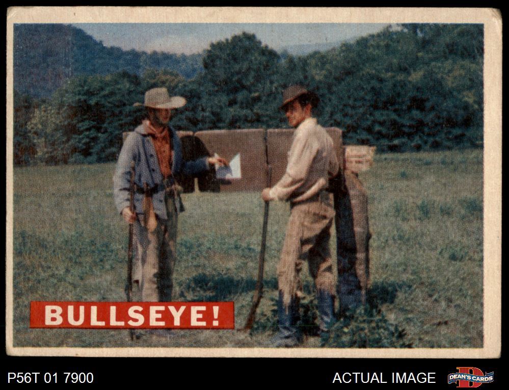 1956 Topps Davy Crockett espalda naranja #35 Bullseye!  1.5 - JUSTO