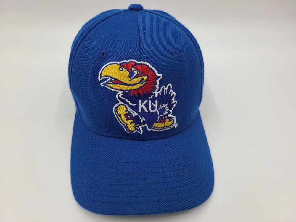 University of Kansas Jayhawks Starter Adjustable Hat Cap Wool Blend NCAA Blue